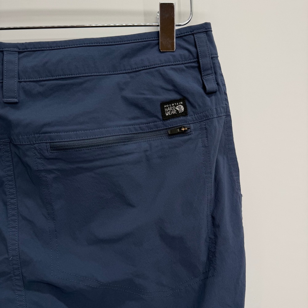 Mountain Hardwear Basin Trek Pants Mens 33 Blue Hiking Nylon Stretch OM9741 - Picture 6 of 11